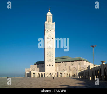 Moschea Hassan II, Casablanca, Grand Regione di Casablanca, Marocco Foto Stock