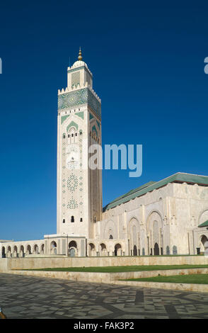 Moschea Hassan II, Casablanca, Grand Regione di Casablanca, Marocco Foto Stock