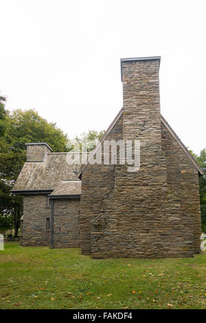 Henry Whitfield house Guilford CT Foto Stock