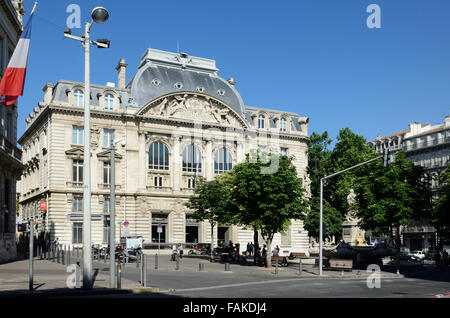 Il barocco Hôtel de la Caisse d'Epargne (1904) o cassa di risparmio sul luogo Estrangin Pastré Square Marsiglia Francia Foto Stock