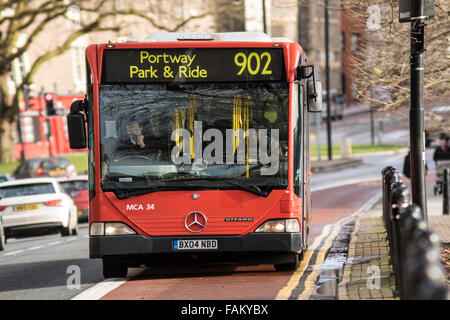 Portway Park And Ride 902 autobus Bristol Foto Stock