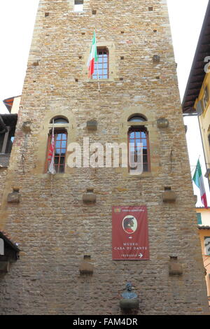 Casa museo della Dante Alighieri di Firenze Foto stock Alamy