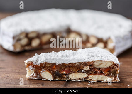 Panforte di Siena (torta di Natale da Italia) Foto Stock