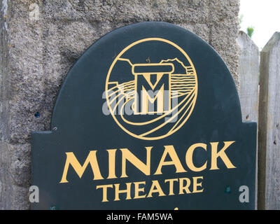 Minack Theatre, Nr Porthcurno, Cornwall, Regno Unito Foto Stock