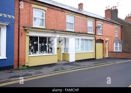 Il guesthouse in shepshed ha vinto il meglio vestito finestra di natale concorso organizzato da shepshed consiglio comunale Foto Stock