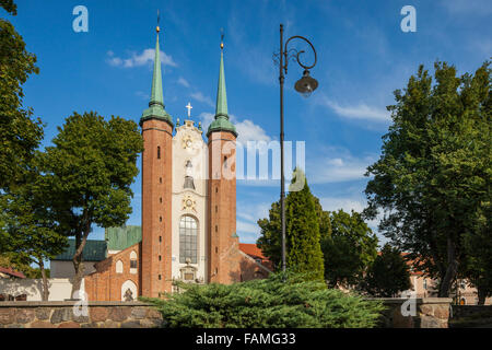 Archcathedral Basilica in Gdansk Oliwa, Polonia. Foto Stock