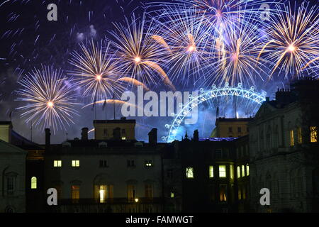 Fuochi d'artificio, London, Regno Unito Foto Stock