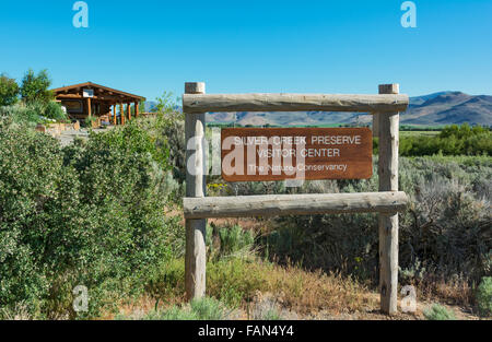 Idaho, Bellevue, Silver Creek preservare Visitor Center Foto Stock