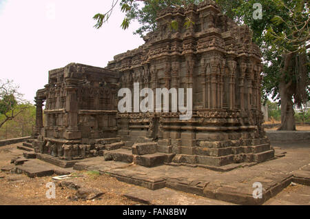 Ayeshwar o aeshvar o aishwaryeshvar tempio, sinnar, Maharashtra, India Foto Stock
