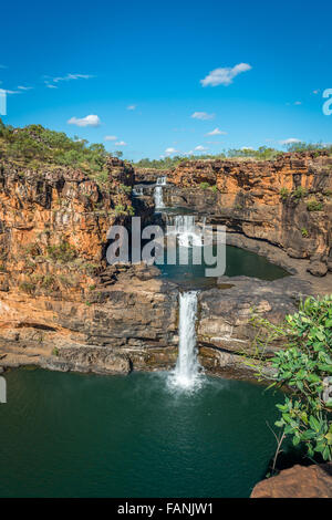 Mitchell Falls, Mitchell River, Kimberley, Australia occidentale Foto Stock