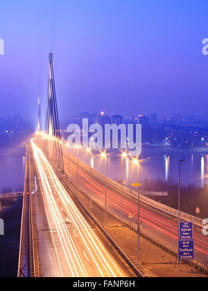 Ponte della Libertà a Novi Sad Foto Stock