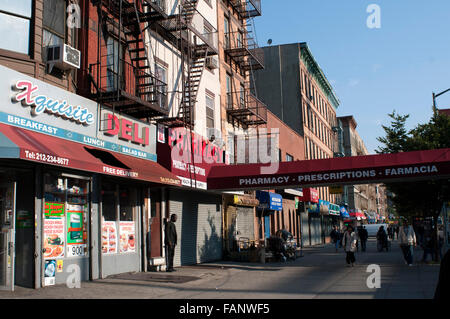 Harlem era una zona conosciuta dagli Indiani come Muscoota (Pianura) e utilizzato come un terreno fertile grazie alla sua terra fertile. In 1658, G Foto Stock