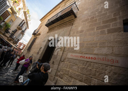 Il Museo di Picasso (Museo Picasso), in Malaga, Andalusia, Spagna, Europa. Foto Stock