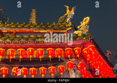 Cixian tempio dedicato a Matsu in Shilin, Taipei, Taiwan Foto Stock