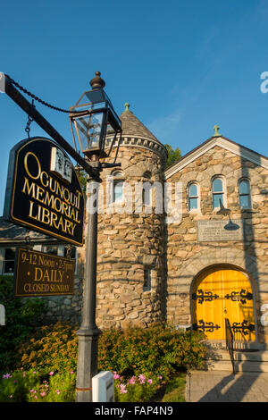 Ogunquit Memorial Library Maine Foto Stock