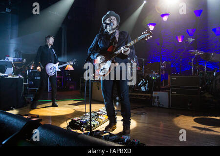 Milano Italia. 08 marzo 2012. La American band alternative rock Wilco si esibisce dal vivo sul palco del music club Alcatraz durante 'T Foto Stock