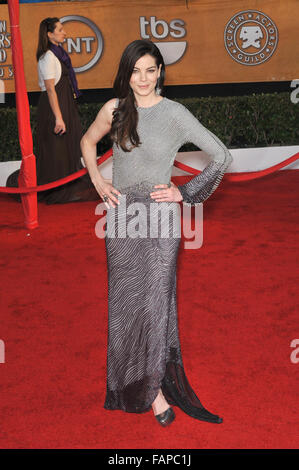 LOS ANGELES, CA - 23 gennaio 2010: Michelle Monaghan al 16th Annual Screen Actors Guild Awards presso lo Shrine Auditorium. Foto Stock