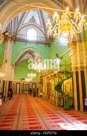 La moschea Ibrahimi / Grotta dei patriarchi Hebron Foto Stock