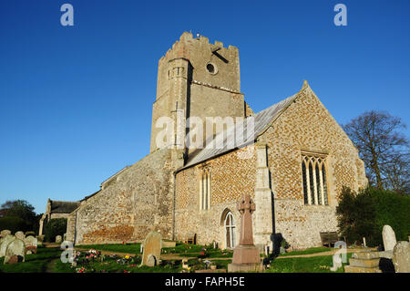 Chiesa di Santa Maria Vergine (chiesa di Santa Maria), Church Lane, Heacham, Norfolk, Inghilterra, Regno Unito Foto Stock