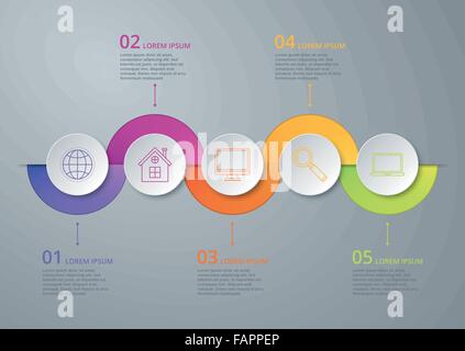 Illustrazione Vettoriale infographics Illustrazione Vettoriale