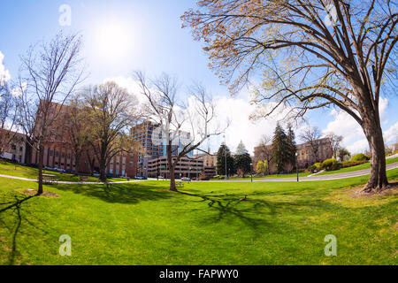 Capitol Boulevard a Boise, Idaho, Stati Uniti d'America Foto Stock