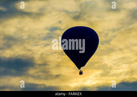 Hot Air balloning, Brugge, Belgio Foto Stock