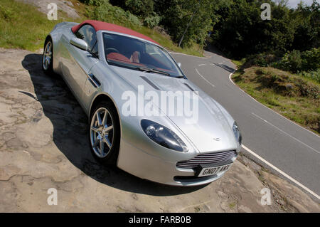 2007 Aston Martin Vantage convertible super car Foto Stock