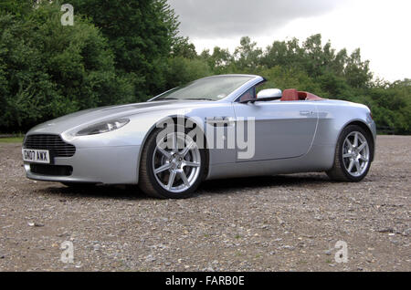 2007 Aston Martin Vantage convertible super car Foto Stock