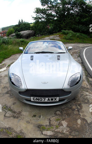 2007 Aston Martin Vantage convertible super car Foto Stock