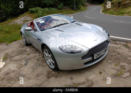 2007 Aston Martin Vantage convertible super car Foto Stock