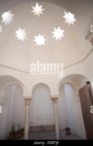 Vista interna del Baños del Almirante, Valencia, Spagna. Foto Stock