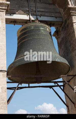 La campana maggiore della Catedral de Valencia, Valencia, Spagna. Foto Stock