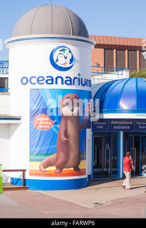 Oceanarium l'acquario di Bournemouth a Pier Approach, Bournemouth, Dorset, Regno Unito nel mese di ottobre Foto Stock