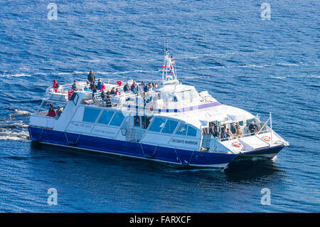 Battello da crociera sul Loch Ness Highlands della Scozia UK GB EU Europe Foto Stock