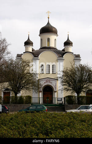 Russisch-orthodoxe Kirche, Berlin-Steglitz. Foto Stock