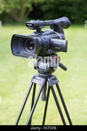 Camcorder HD professionale - Panasonic AG-AC160 Foto Stock
