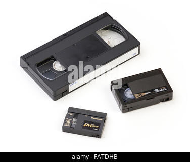 Obsoleto video cassette Foto Stock