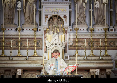 Manchester Gemma Nascosta Chiesa su Mulberry Street, il servizio da parte del St Mary's apostolato la gemma nascosta è stato ufficialmente aperto nel 1794. Foto Stock