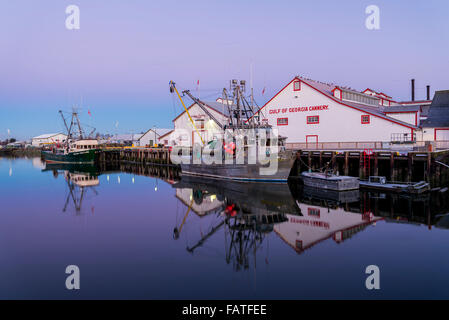 Golfo di Georgia Cannery, Steveston, Richmond, British Columbia, Canada Foto Stock