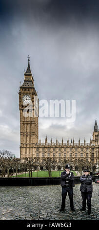 Il Big Ben e il Parlamento di Londra, Regno Unito. Foto Stock