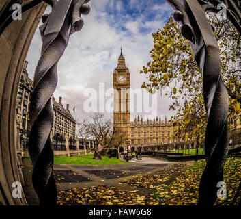 Il Big Ben e il Parlamento di Londra, Regno Unito. Foto Stock