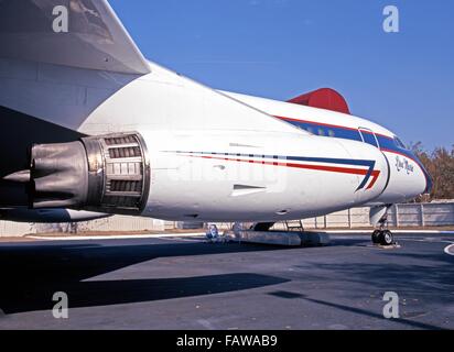 Convair CV880 denominato Lisa Marie, Elvis Presleys jet privato, Memphis, Tennessee, Stati Uniti d'America. Foto Stock