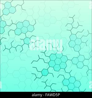 Strutturale le formule chimiche di base di neurotrasmettitori, 2d vector, eps 8 Illustrazione Vettoriale