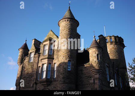 La Sheriff Court House. Ettrick terrazza, Selkirk, Scozia Foto Stock