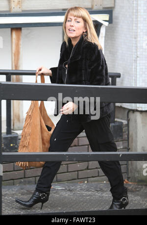 Fay Ripley fuori ITV Studios con: Fay Ripley dove: Londra, Regno Unito quando: 26 Nov 2015 Foto Stock