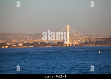 San Francisco e il Ponte della Baia Foto Stock