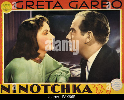 NINOTCHKA 1939 MGM film con Greta Garbo e Melvyn Douglas Foto Stock