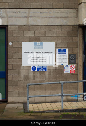 HMP Wakefield, sua maestà della prigione di Wakefield. Categoria di uomini del carcere Foto Stock