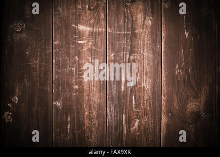 Brown il legno vecchio texture con nodo Foto Stock