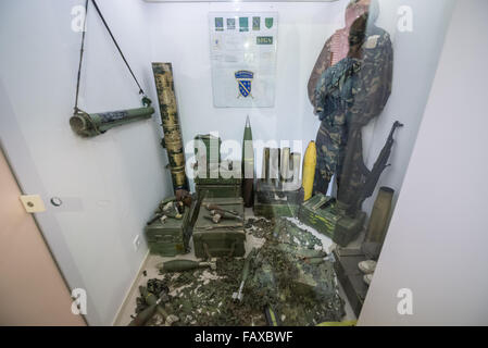 Museo della metropolitana Tunnel di Sarajevo costruita nel 1993 durante l'assedio di Sarajevo per collegare la città con il bosniaco-detenuti territorio Foto Stock